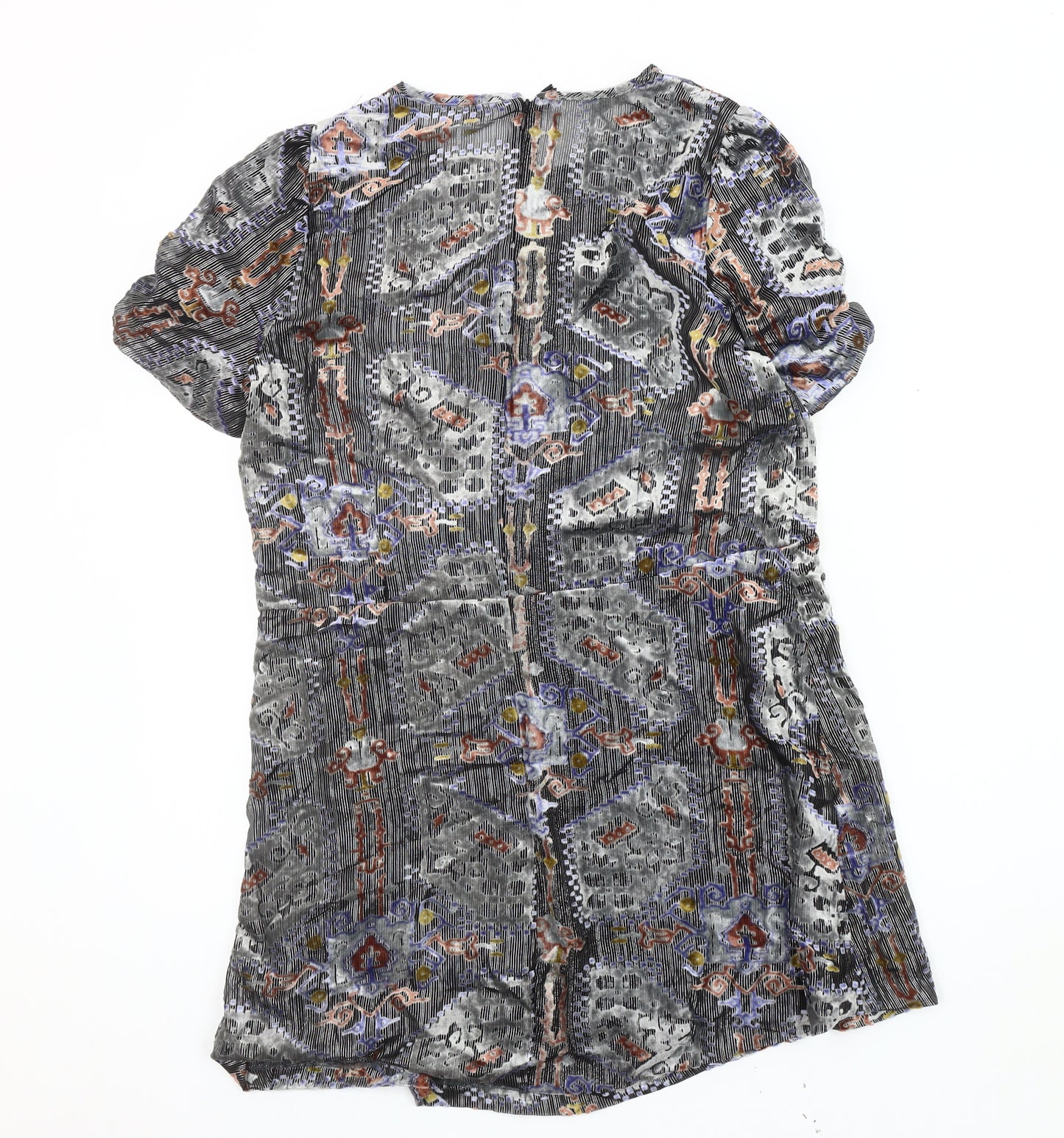 Zara Women's Multicoloured Short Dress Size 10