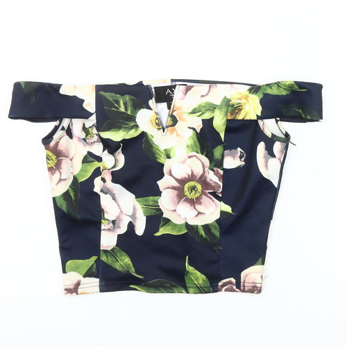 AX Women's Floral Off the Shoulder Top, Size 12