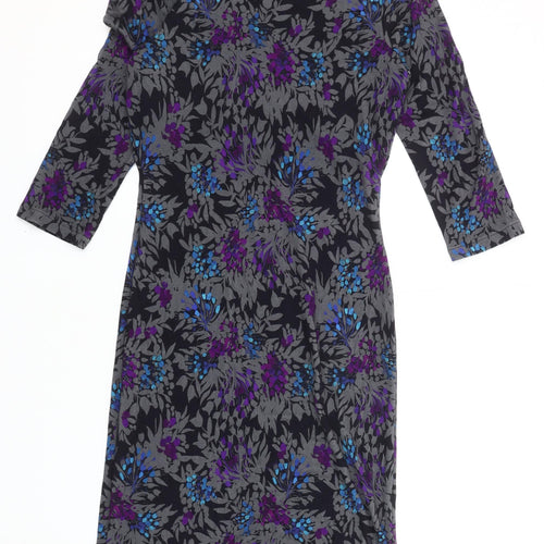 Jigsaw Women's Multicoloured Floral Dress M