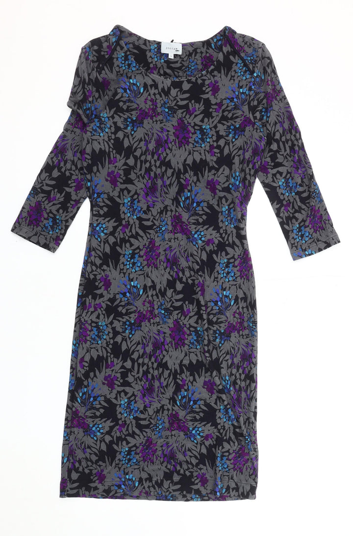 Jigsaw Women's Multicoloured Floral Dress M
