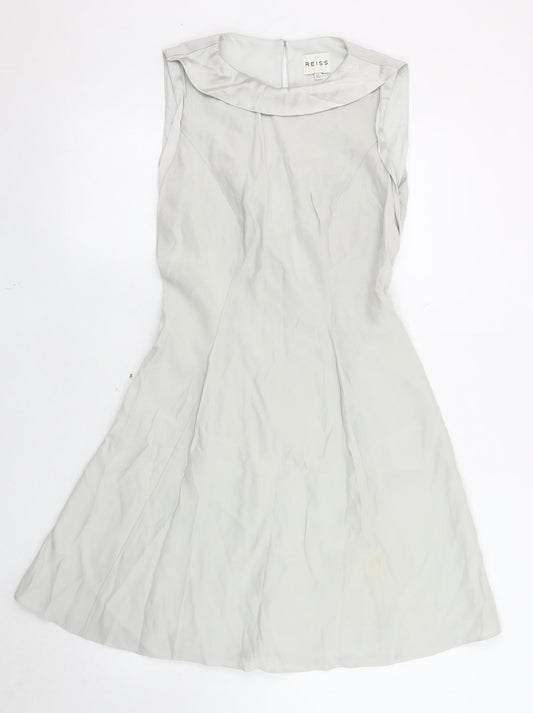 Reiss Women's Ivory Dress, Size 8, Acetate Blend