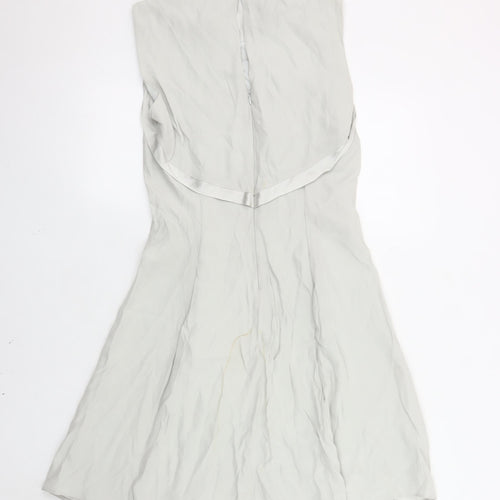 Reiss Women's Ivory Dress, Size 8, Acetate Blend
