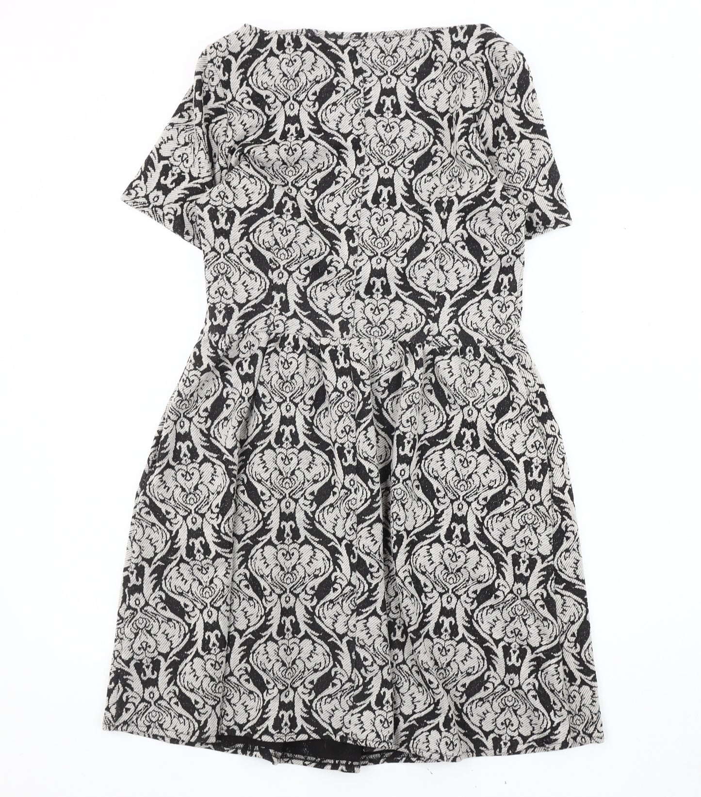 Therapy Women's Black White Dress Size 12 Geometric