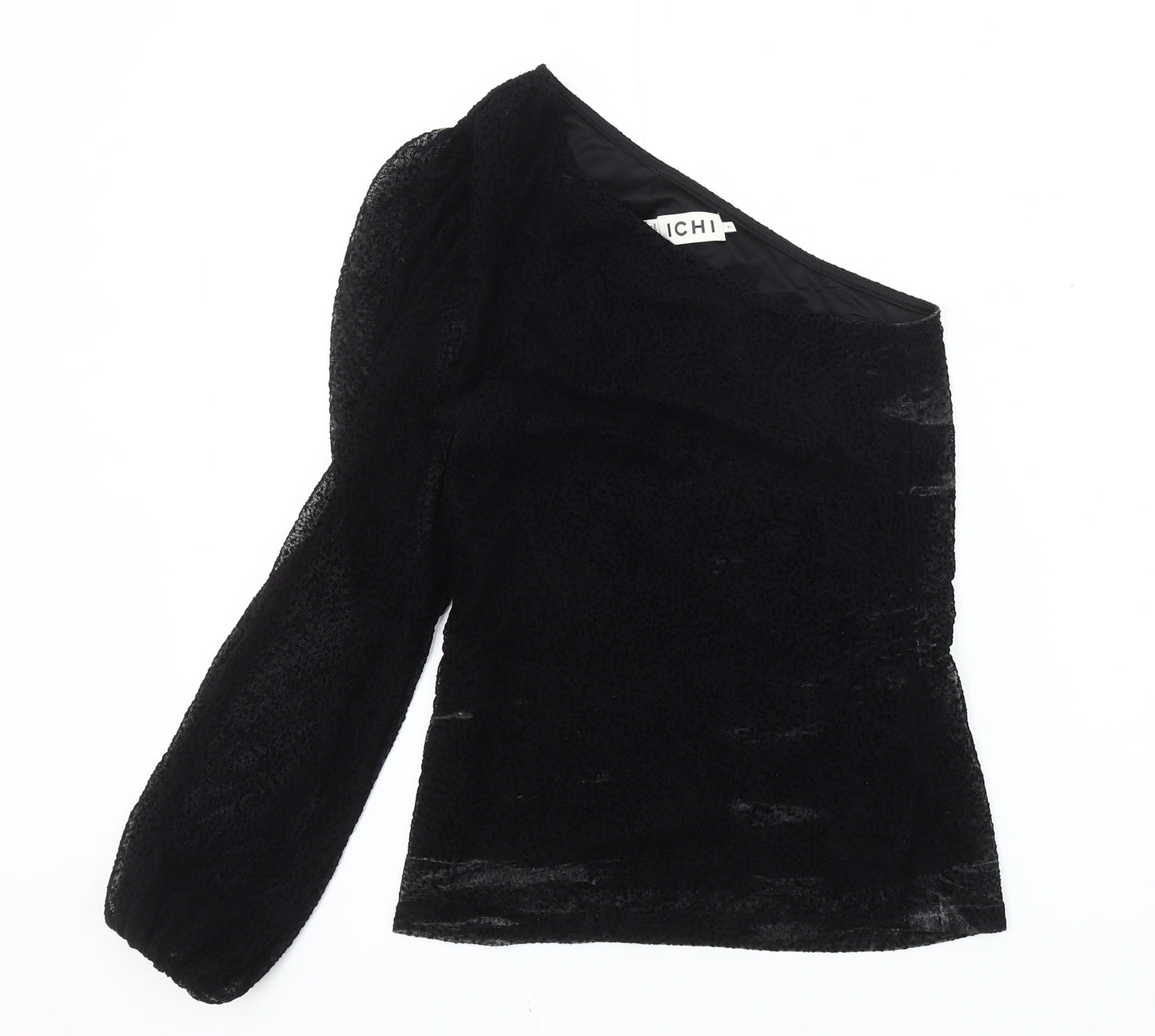 ICHI Women's Black One-Shoulder Blouse XS