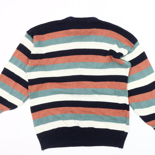Country Trader Men's XL Multicoloured Striped Pullover