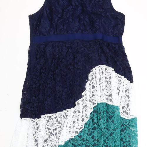 Little Mistress Women’s Multicoloured Lace Dress Size 26