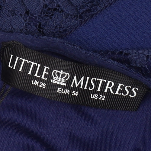 Little Mistress Women’s Multicoloured Lace Dress Size 26