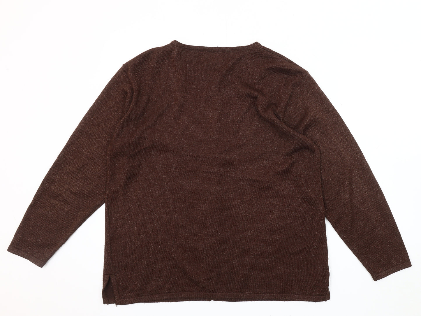 Casamia Exclusive Women's Brown M Cardigan, Embroidered