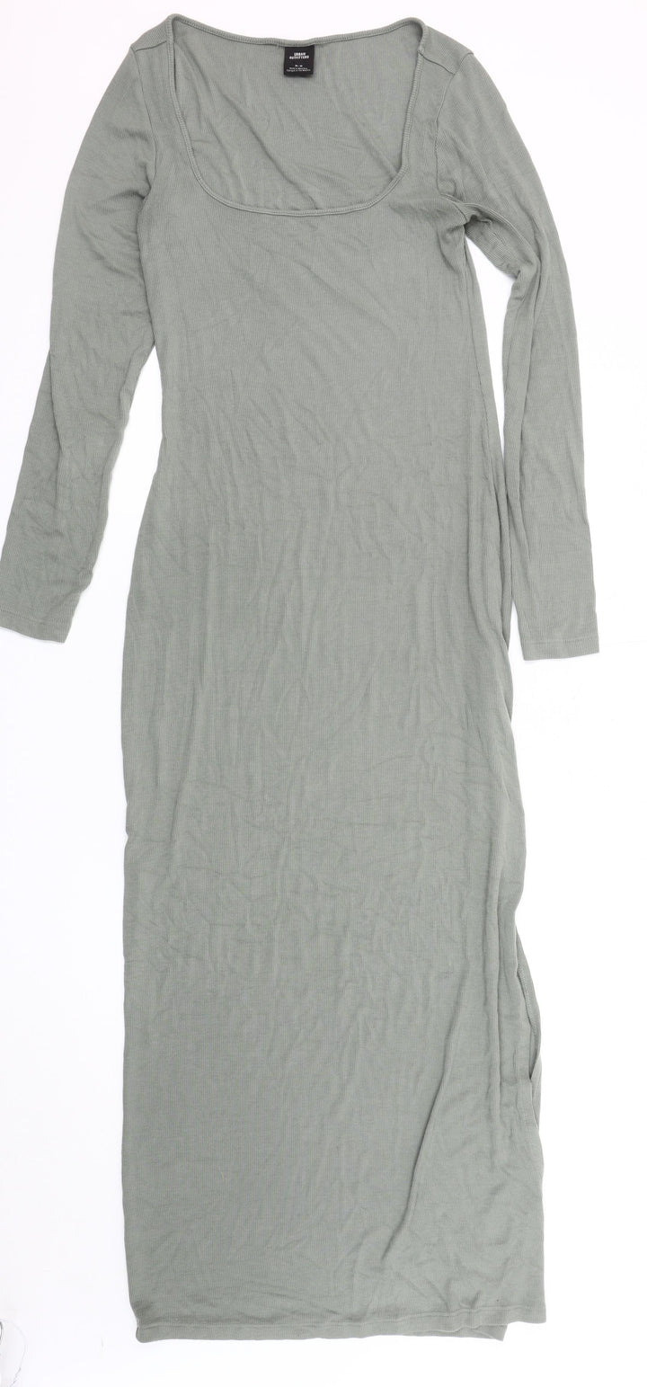 Urban Outfitters Women's Grey Midi Sheath Dress M