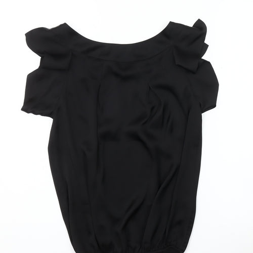 River Island Women's Black Sleeveless Blouse Size 8