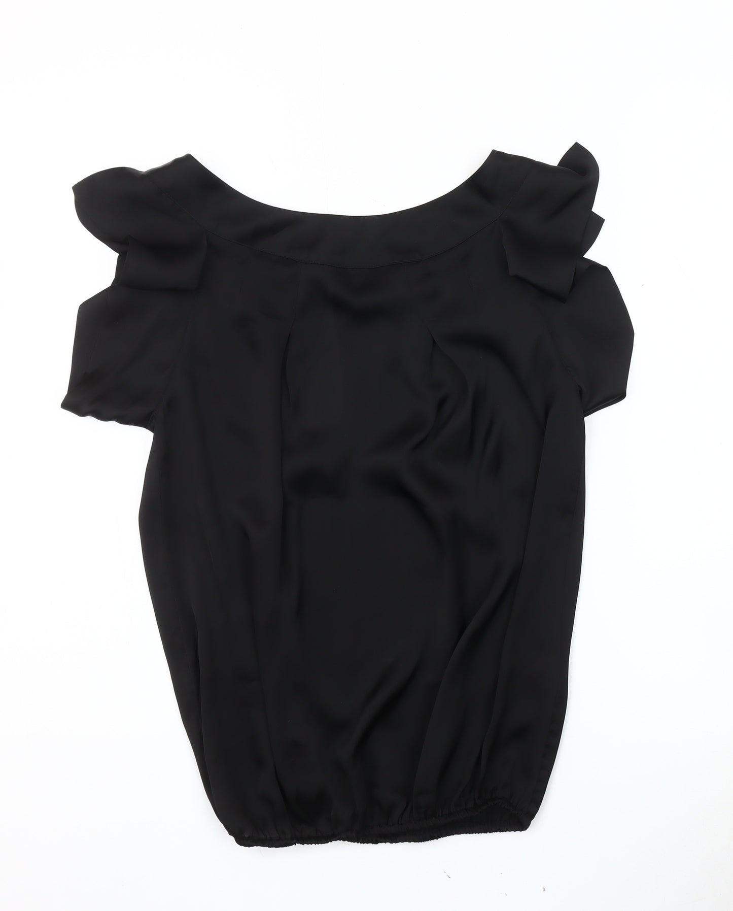 River Island Women's Black Sleeveless Blouse Size 8
