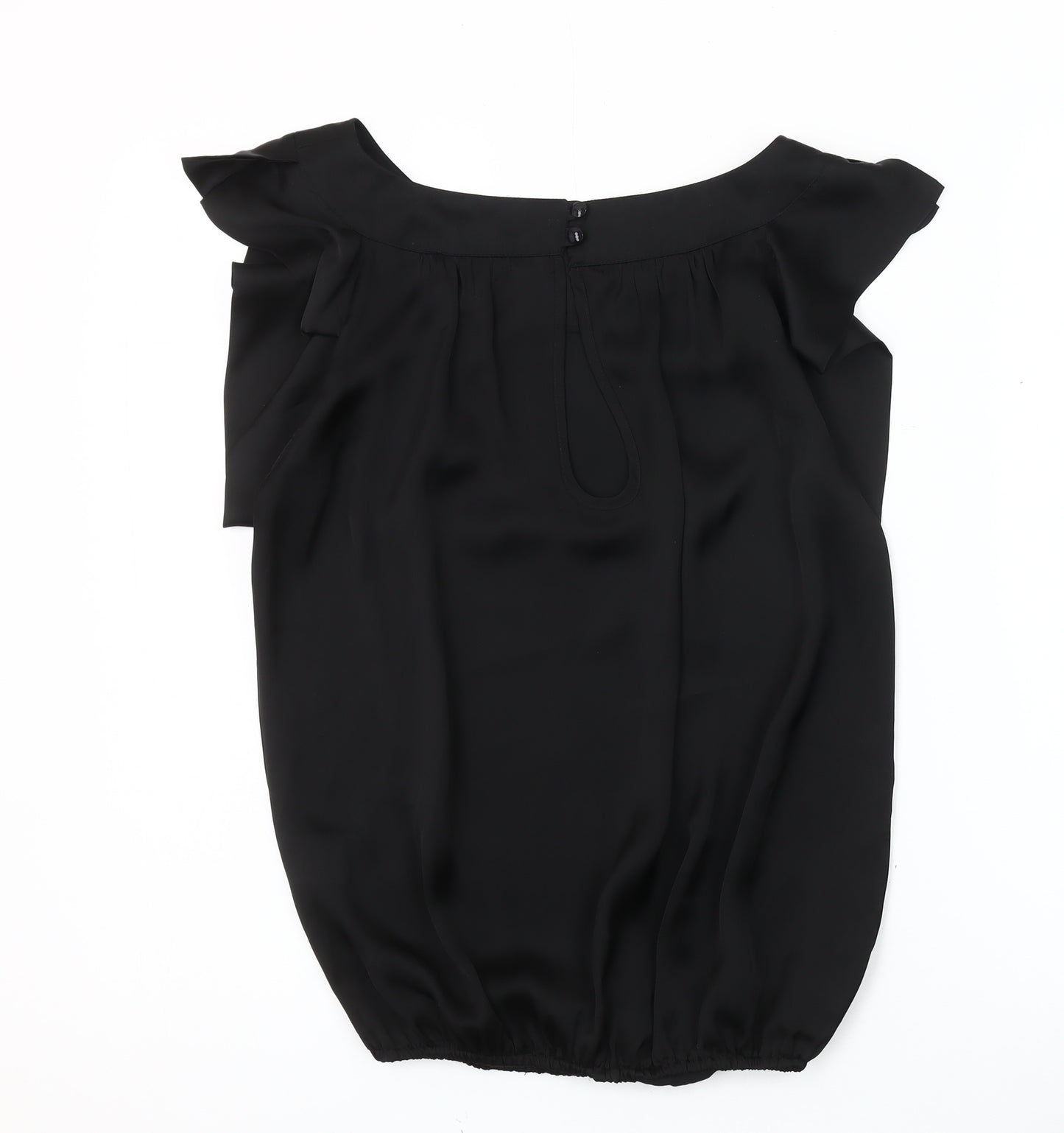 River Island Women's Black Sleeveless Blouse Size 8