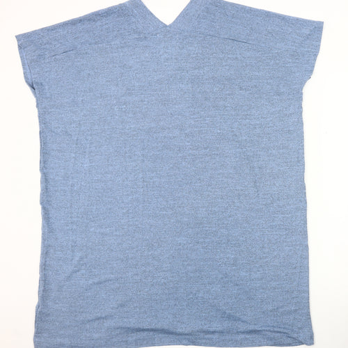 JCL Women's Blue Sleeveless Pullover Jumper