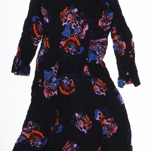 Whistles Women's Multicoloured Floral Long Sleeve Dress