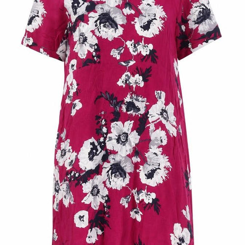 Joules Women's Pink Floral Dress Size 12