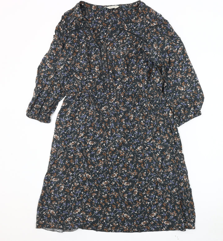 Marks and Spencer Women's Multicoloured 3/4 Sleeve Dress