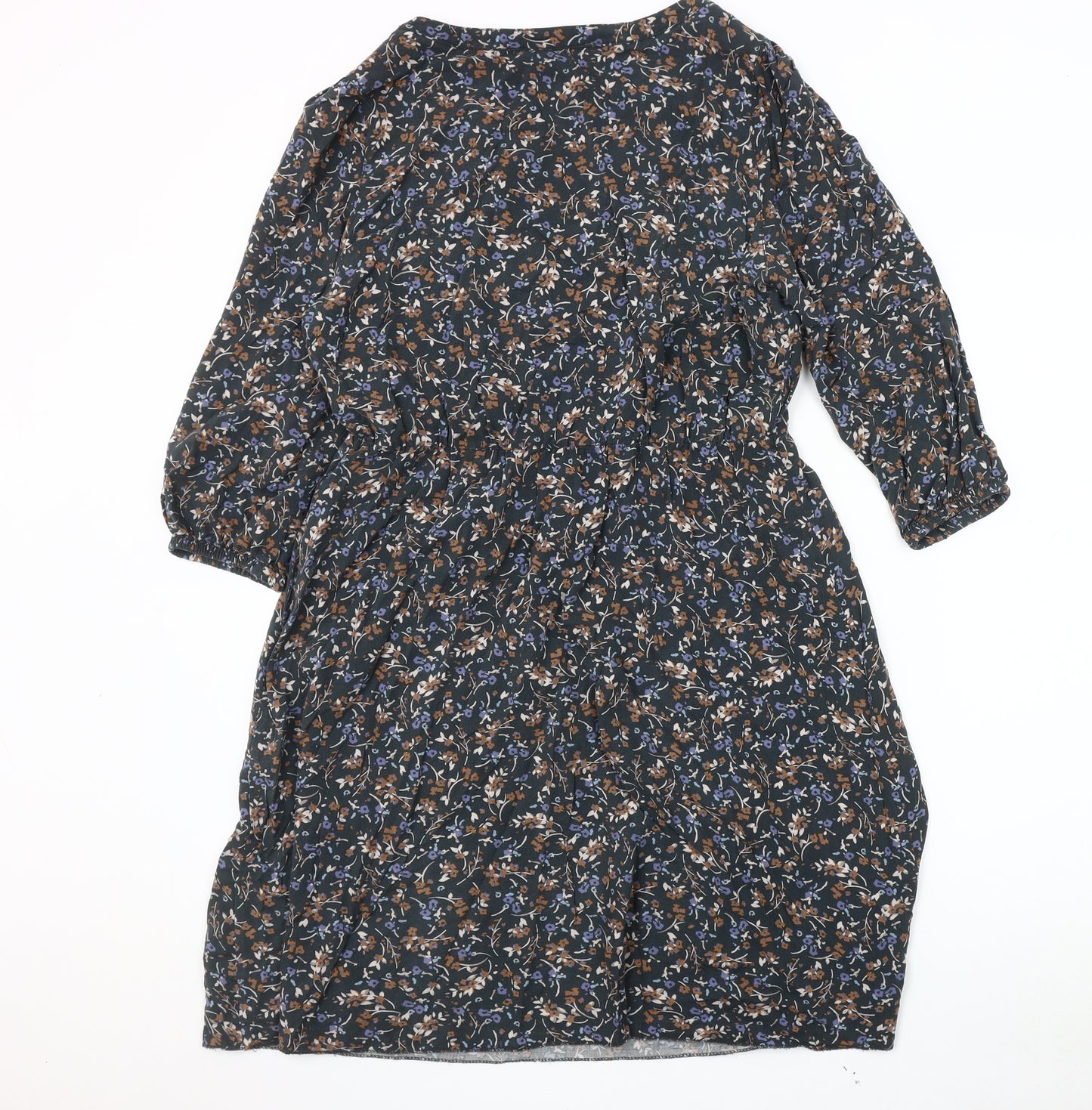 Marks and Spencer Women's Multicoloured 3/4 Sleeve Dress