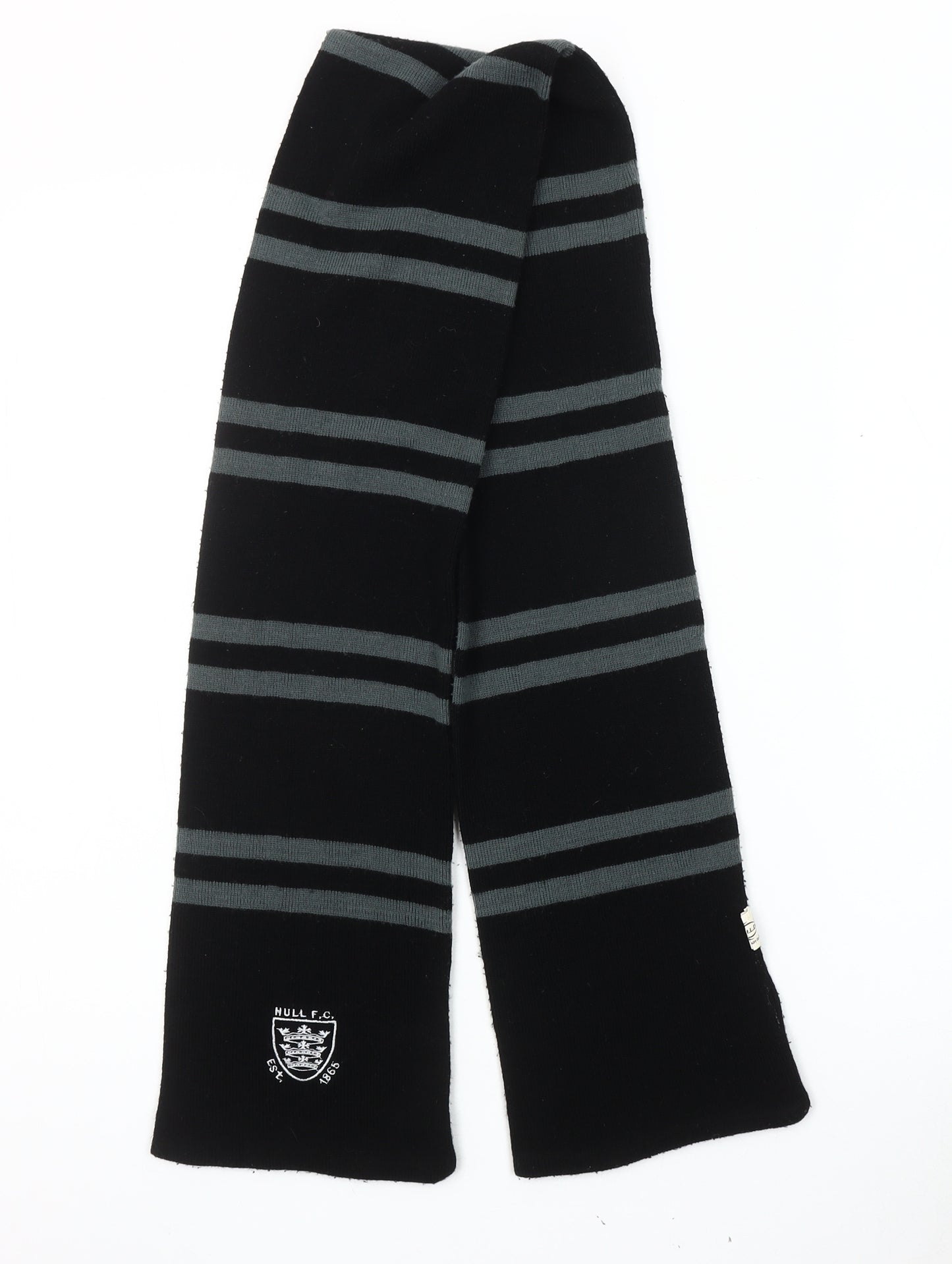 Heritage Leisure Designs Men's Black Striped Scarf