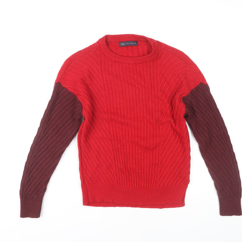 Marks and Spencer Women's Red Pullover Jumper