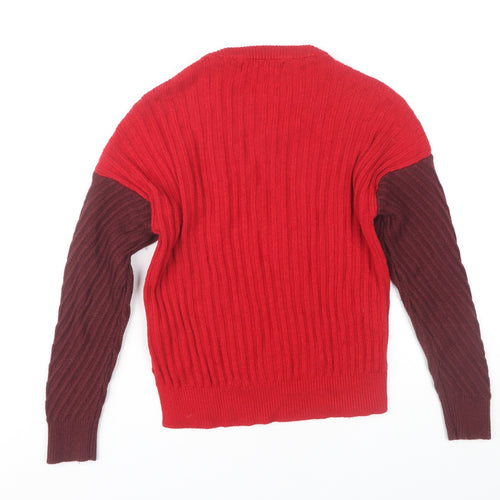 Marks and Spencer Women's Red Pullover Jumper