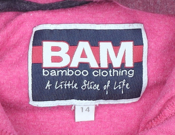 BAM Women's Red Pullover Hoodie Size 14