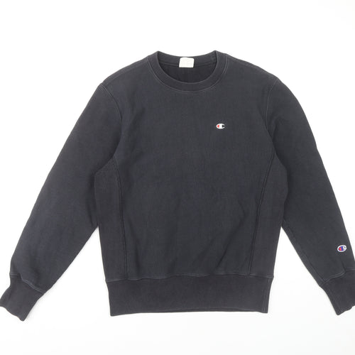 Champion Men's Black Medium Pullover Sweatshirt