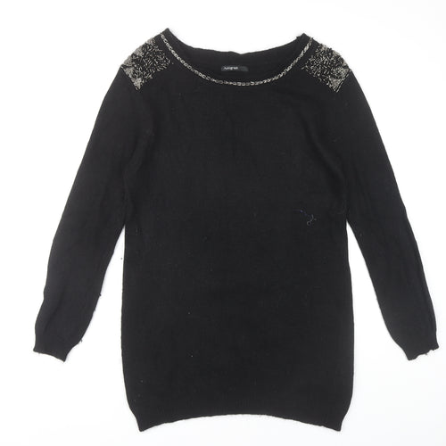 Marks and Spencer Women's Black Pullover Jumper Size 14