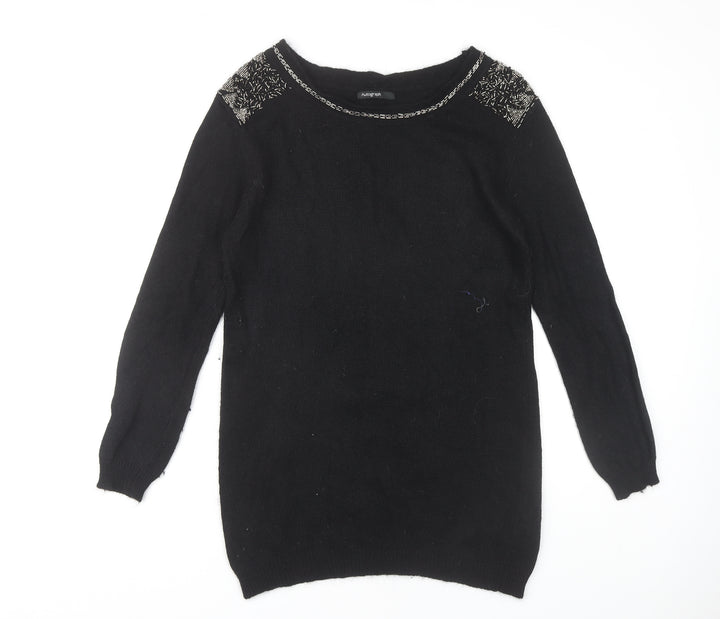 Marks and Spencer Women's Black Pullover Jumper Size 14