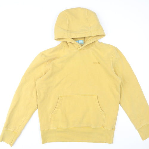 Superdry Women's Yellow Pullover Hoodie, Size S, Casual