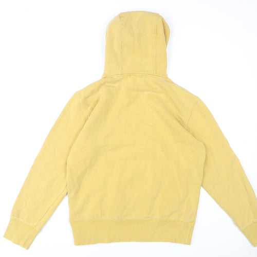 Superdry Women's Yellow Pullover Hoodie, Size S, Casual