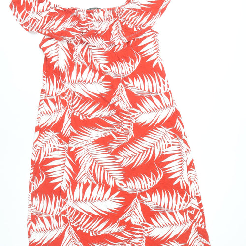 Bonmarché Women's Red Off Shoulder Dress, Size 18