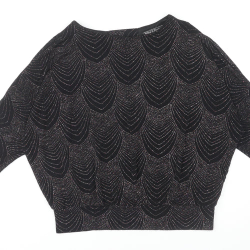 Dorothy Perkins Women's Black Geometric Tunic