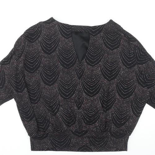 Dorothy Perkins Women's Black Geometric Tunic