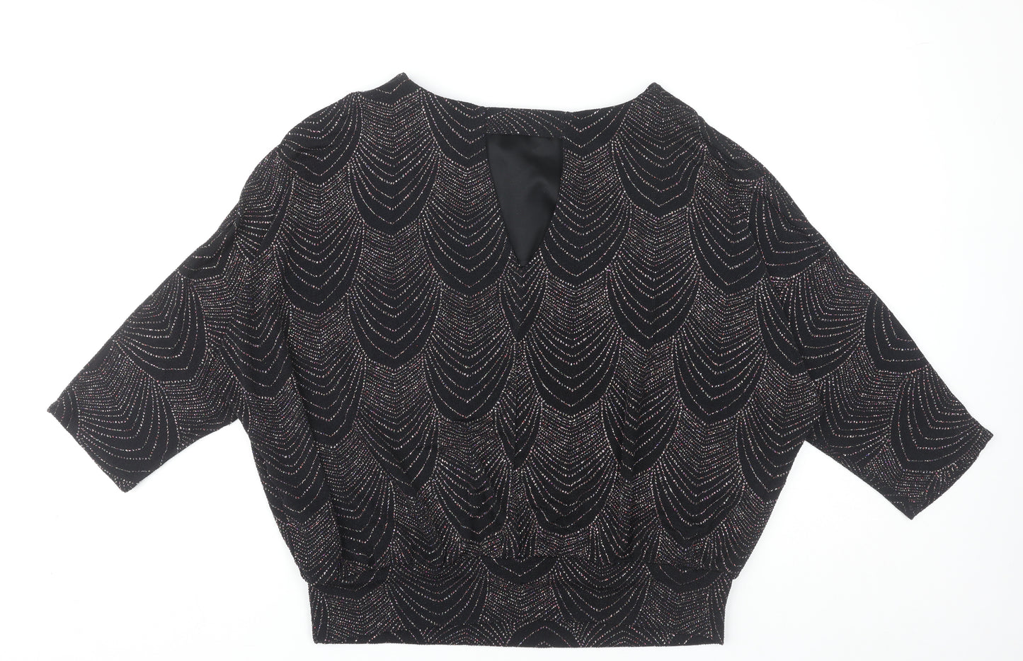 Dorothy Perkins Women's Black Geometric Tunic