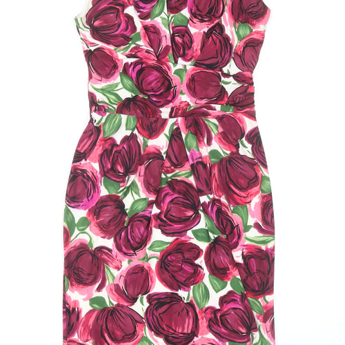 Phase Eight Floral Sheath Dress 8 Women Multicoloured