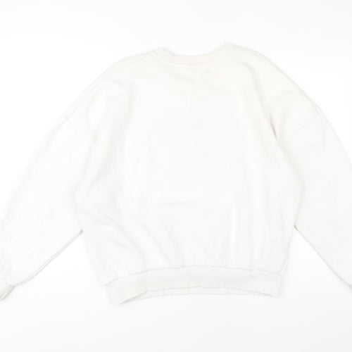 Fórena Women's White Logo Sweatshirt XS