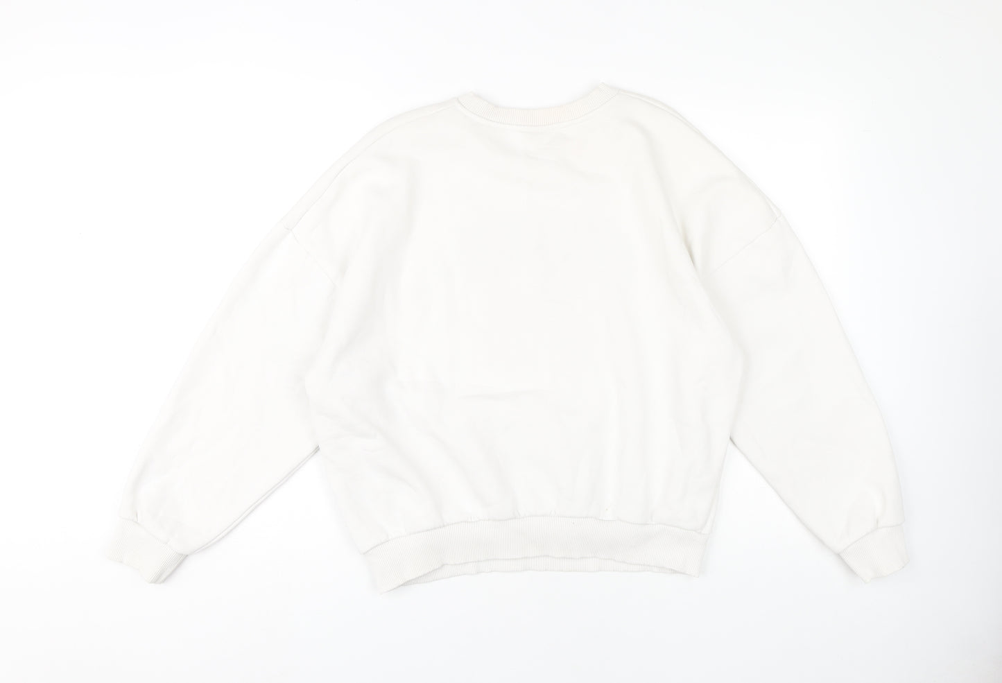 Fórena Women's White Logo Sweatshirt XS
