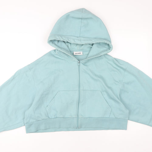 Weekday Women's Blue Full Zip Hoodie XS