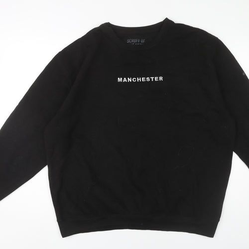 Scruff of the Neck Men's Black Logo Sweatshirt L