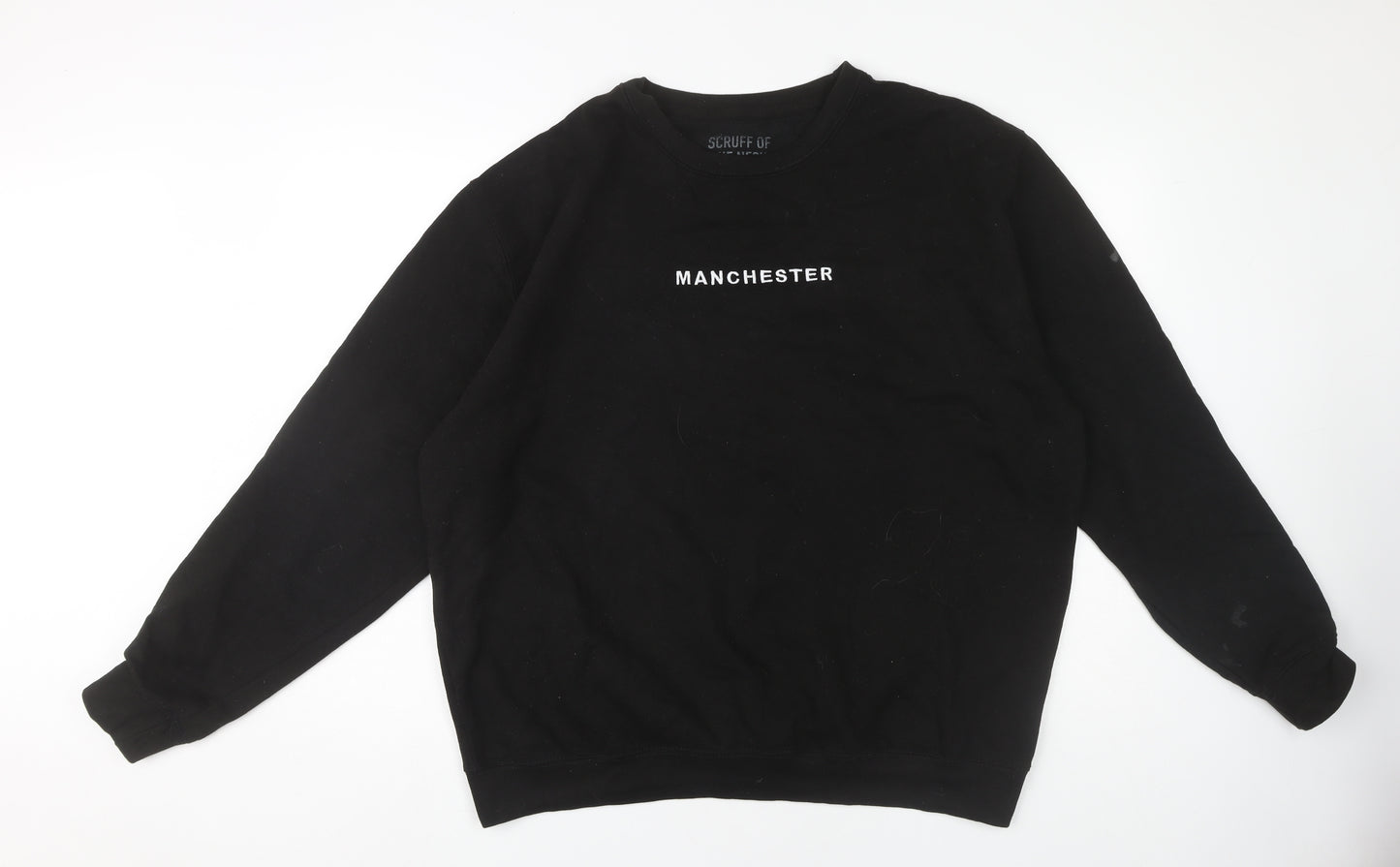 Scruff of the Neck Men's Black Logo Sweatshirt L