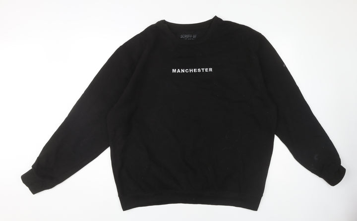 Scruff of the Neck Men's Black Logo Sweatshirt L