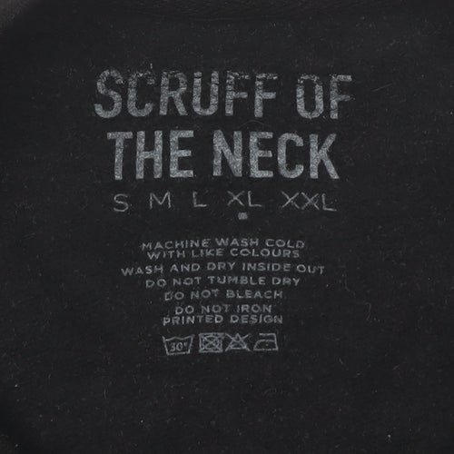 Scruff of the Neck Men's Black Logo Sweatshirt L