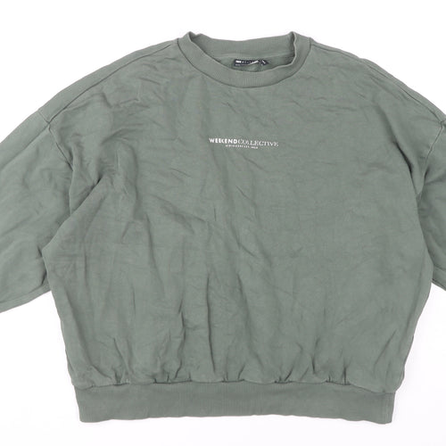 ASOS Women's Green Pullover Sweatshirt Size 10