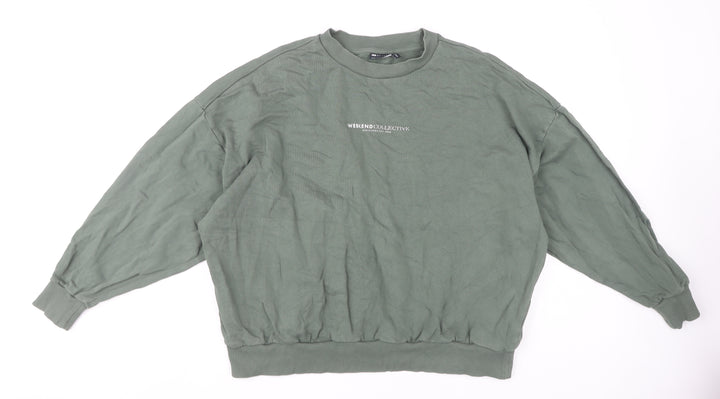 ASOS Women's Green Pullover Sweatshirt Size 10