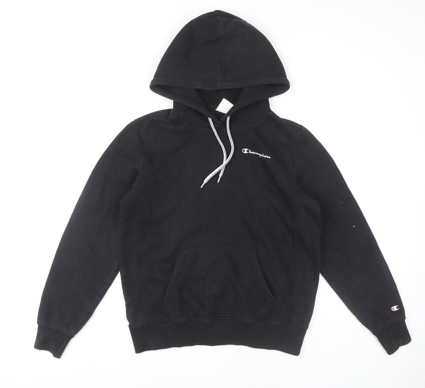 Champion Unisex Black Hoodie L Pullover Casual Gym