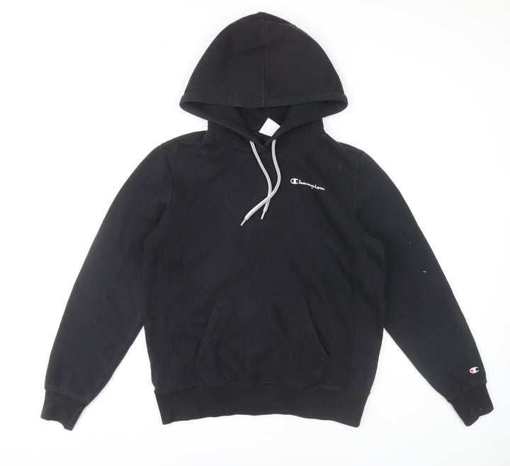 Champion Unisex Black Hoodie L Pullover Casual Gym
