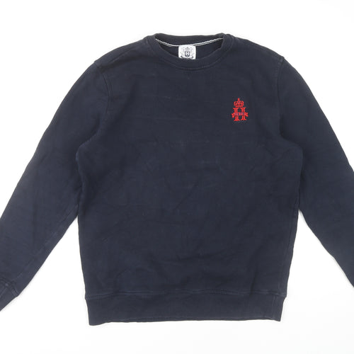 Hurlingham Polo Men's Blue M Pullover Sweatshirt Logo