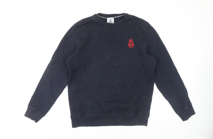 Hurlingham Polo Men's Blue M Pullover Sweatshirt Logo