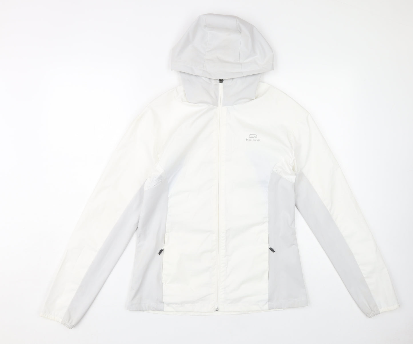 Decathlon Women's White Windbreaker Jacket XS