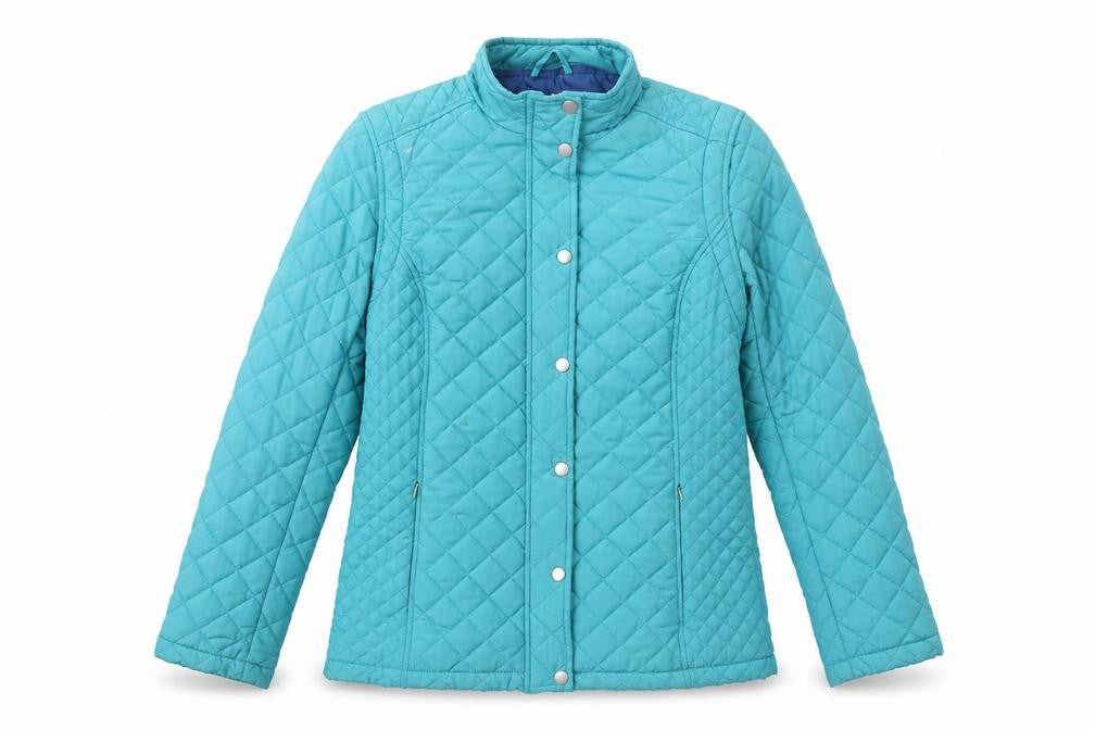 Dash Women's Blue Quilted Jacket Size 10